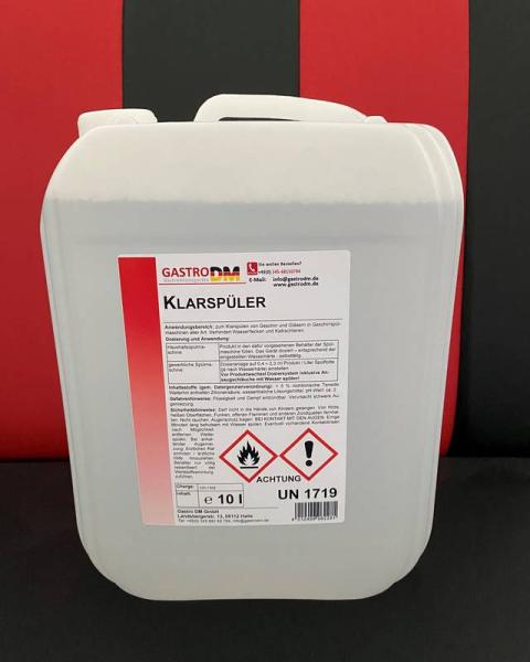 Gastronomie Spülmittel & Klarspülmittel Set für Gläserspüler, Geschirrspülmaschinen & Haubenspüler